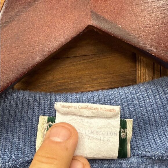 Vintage Tradition Country Collection Blue Floral print Sweater Sz XL - Picture 5 of 5